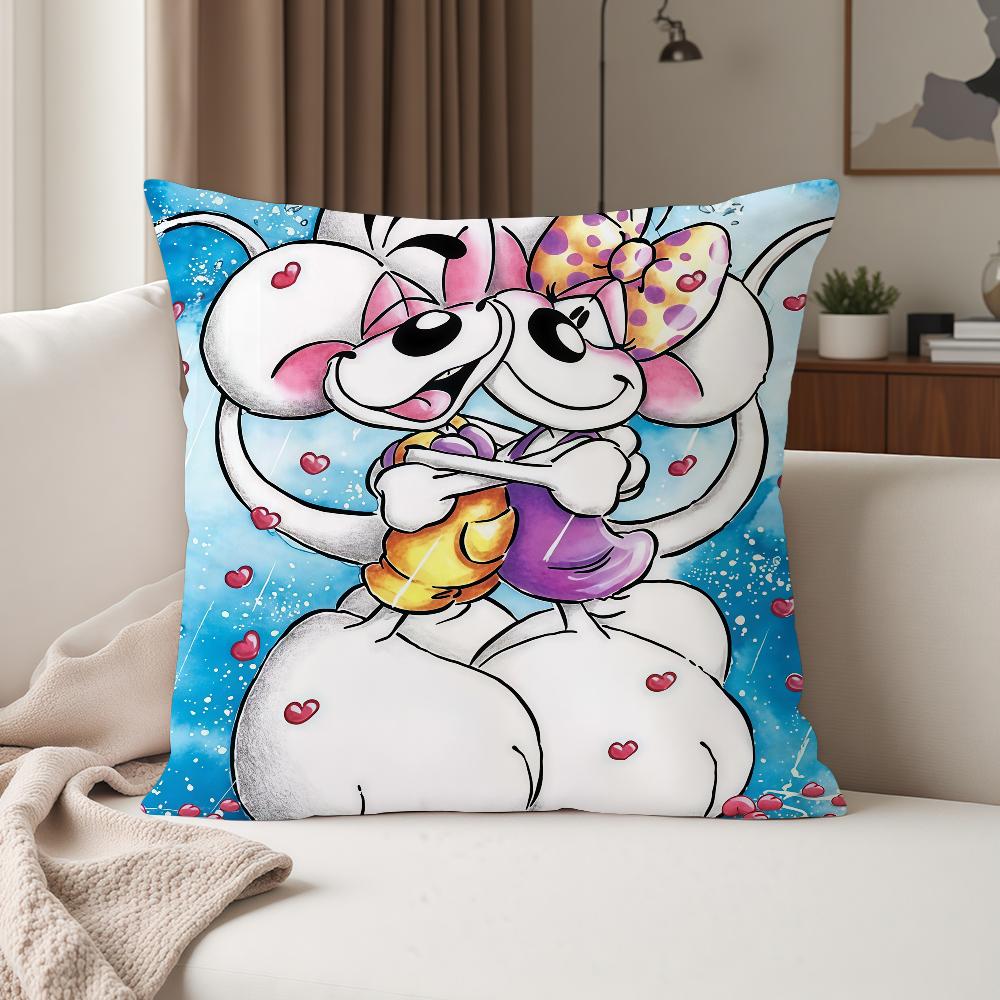 Cartoon D-Diddl Rat Pillow Case Suitable For Bedrooms Living Rooms Cars Home Decoration