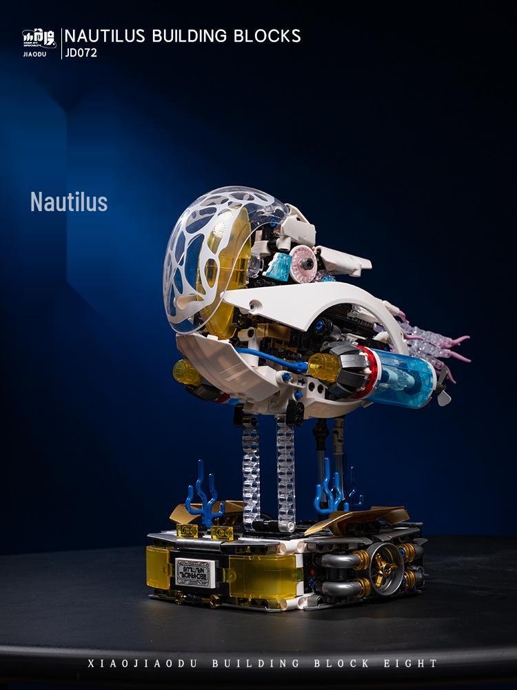 JD072 Nautilus Mechanical Punk Building Block Toy for Adults