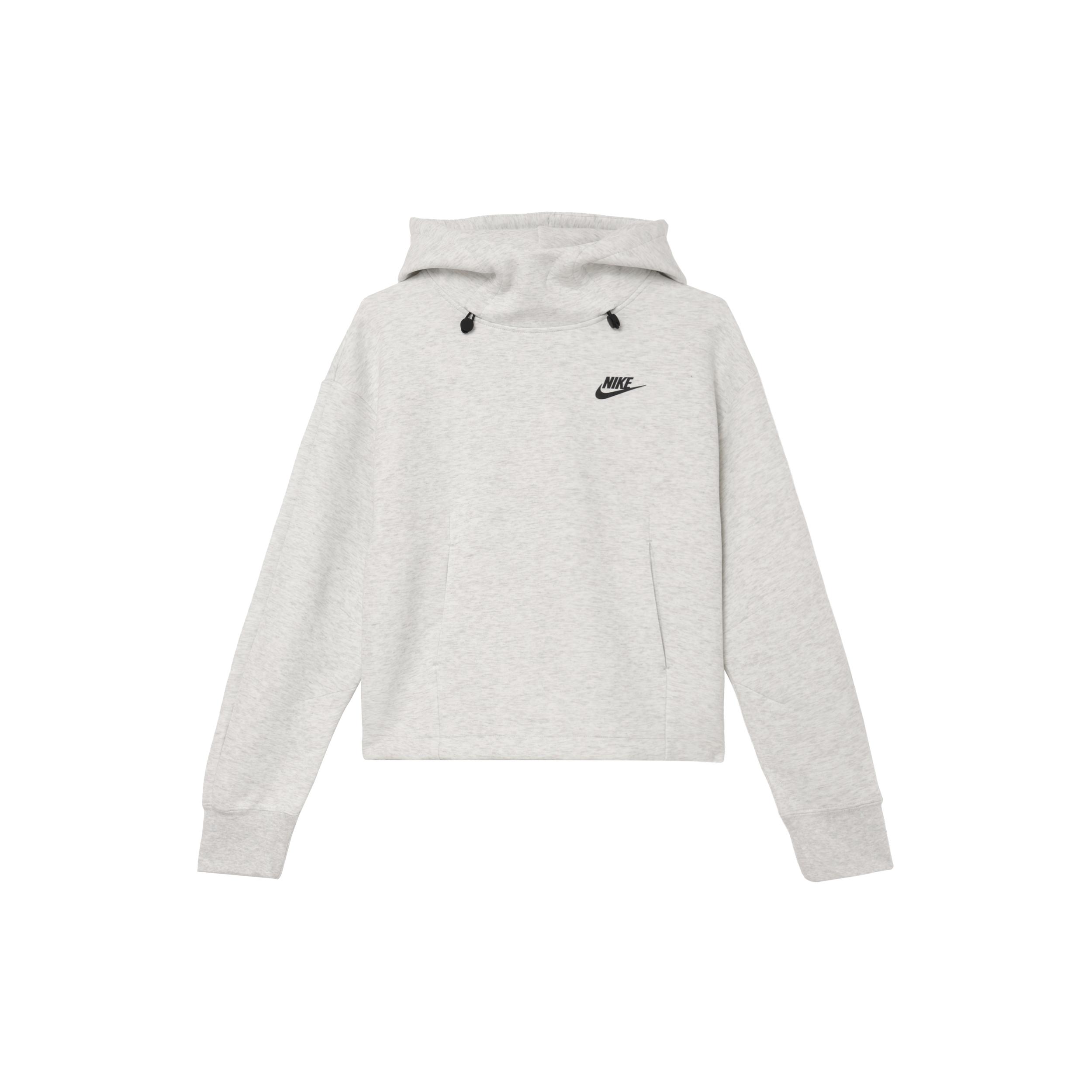 

New Nike Sportswear Tech Fleece Oversize Sweatshirt Women s Light Gray FV6323-013 L