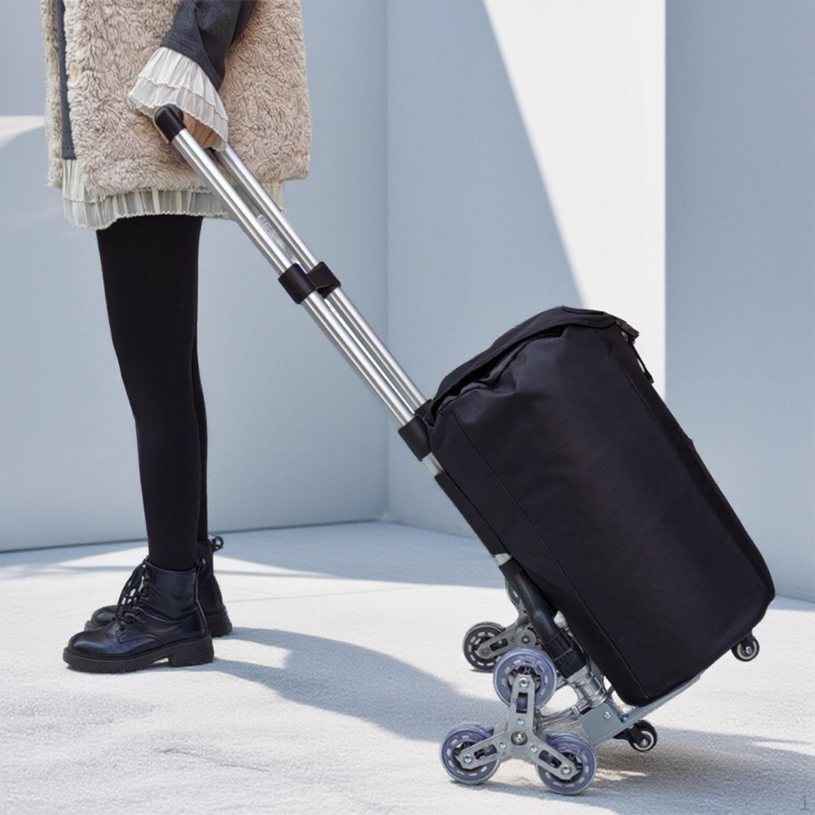 

Сумка на заміну для візка-кошика для покупок, великої місткості, зносостійка, чорна, багатоцільова