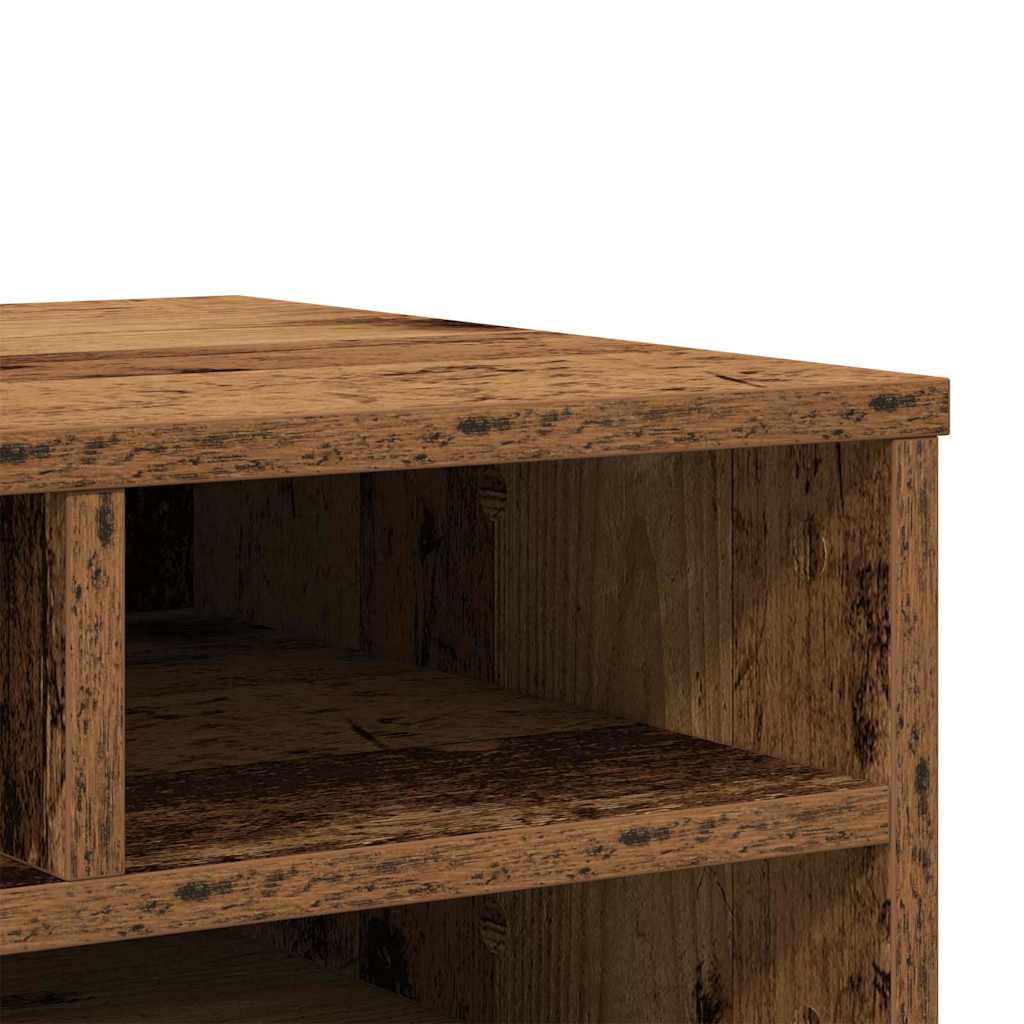 Printer Stand Reclaimed Wood Look 49 X 40 X 22.5 Cm Engineered Wood