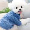 Pet Knitted Sweater Teddy Bichon Cat Pomeranian Schnauzer Yorkshire Dog Clothes Autumn And Winter Clothes