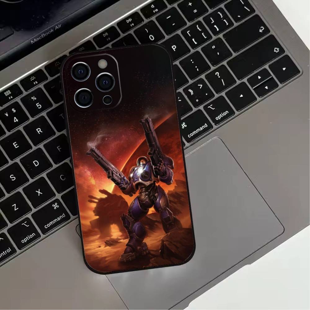 S-Starcrafts-Game-2 Phone Case For iPhone 17,16,15,14,13,12,11 Plus,Pro Max,XS,Soft Silicone Black Cover