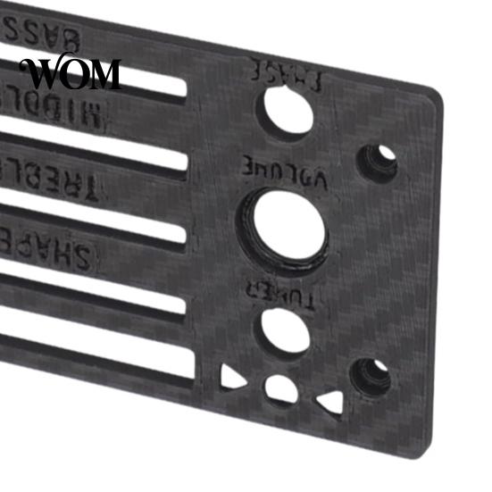 PLA Guitar Faceplate Replacement for Ibanez Fishman SST Preamp, 3D Preamp System Printed Control Plate Cover, Accessories Durable