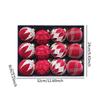 12x Velvet Christmas Balls Christmas Tree Decor Hanging Sturdy Decorative for Home Festivals Wedding Party Decorations