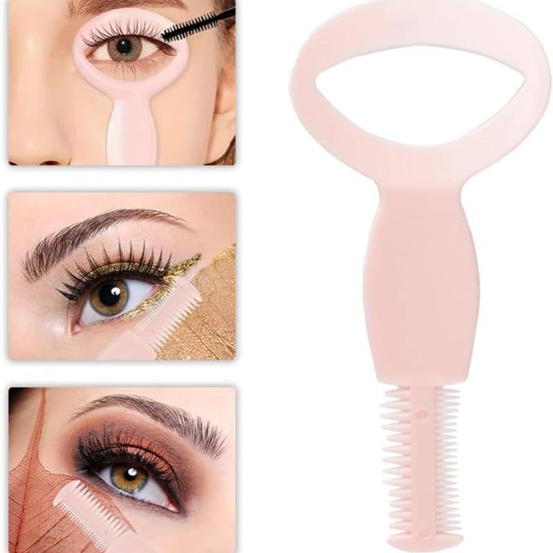 

1PC Eyeliner Card, Eyelash Card, Double-head Brush Eyelash Aid, Eyeliner Tool, Eyelash Comb.