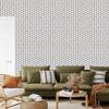 Wallpaper Cubes in shades of gray with a 3D effect 50x1000