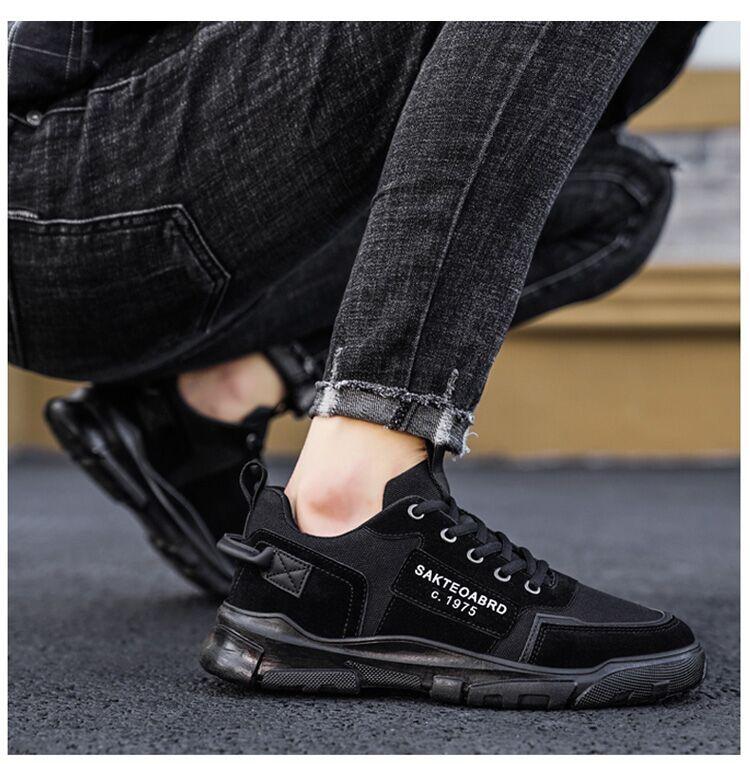 Men's Casual Comfortable Breathable Outdoor Sneakers Work Commuting Soft Bottom Low Top Versatile Walking Shoes