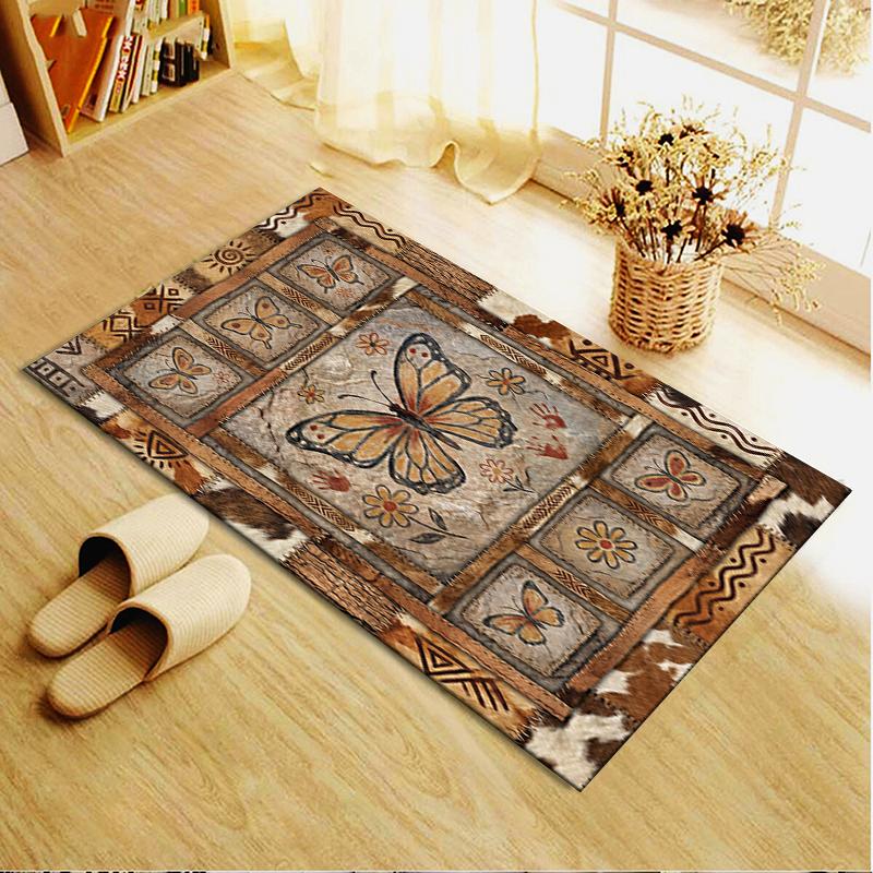 2025 New Butterfly Decoration Carpet Rug for Living Room Bedroom Home Sofa Decoration,Kids play Non-slip Floor Mat26