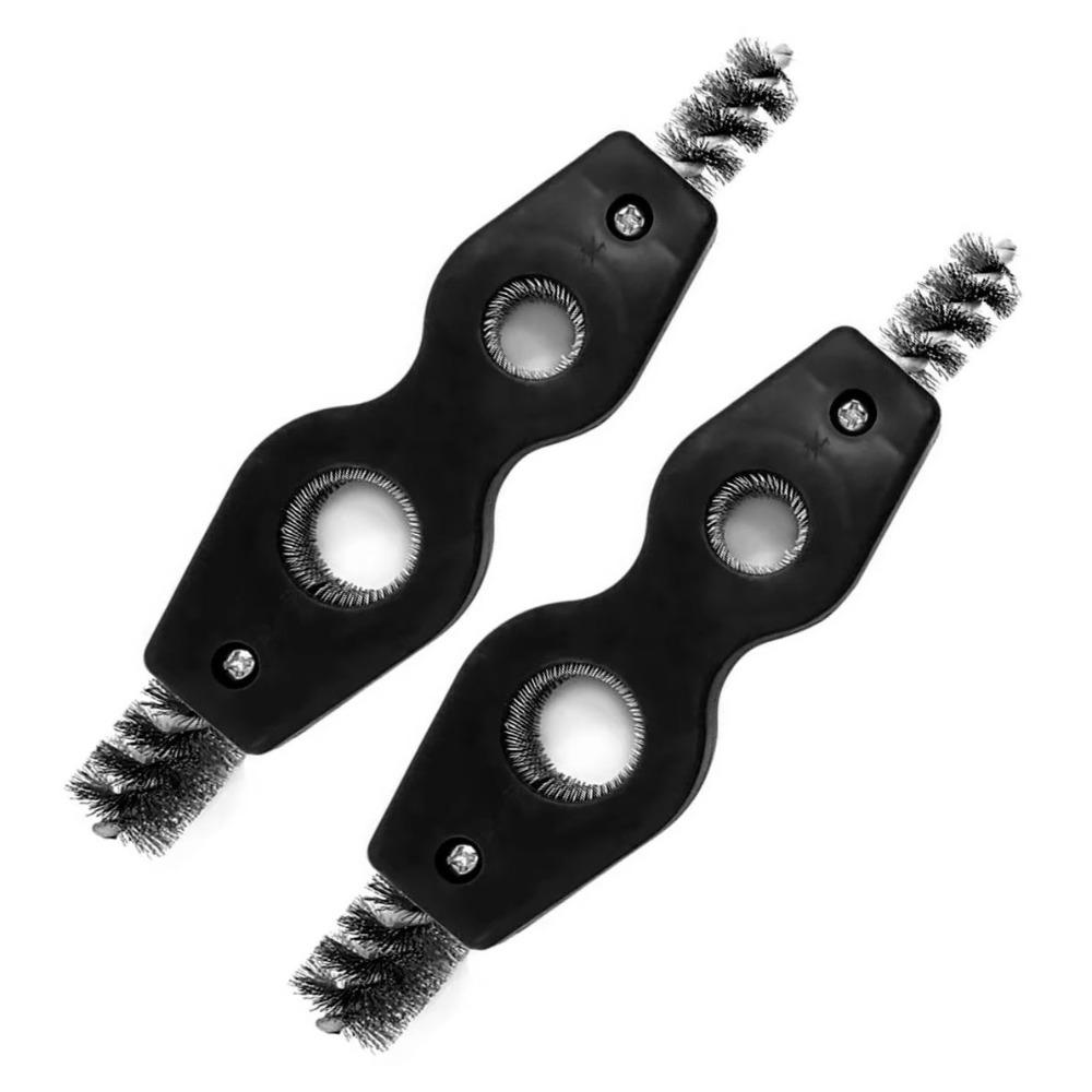 

2 шт. Двусторонний зачистной инструмент для труб Внутренний Наружный Инструмент для полировки медных труб Труба ПВХ чёрный