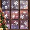 9 Sheets Reusable PVC Christmas Window Clings Static Stickers for Holiday , Perfect for Christmas & Thanksgiving Party Supplies
