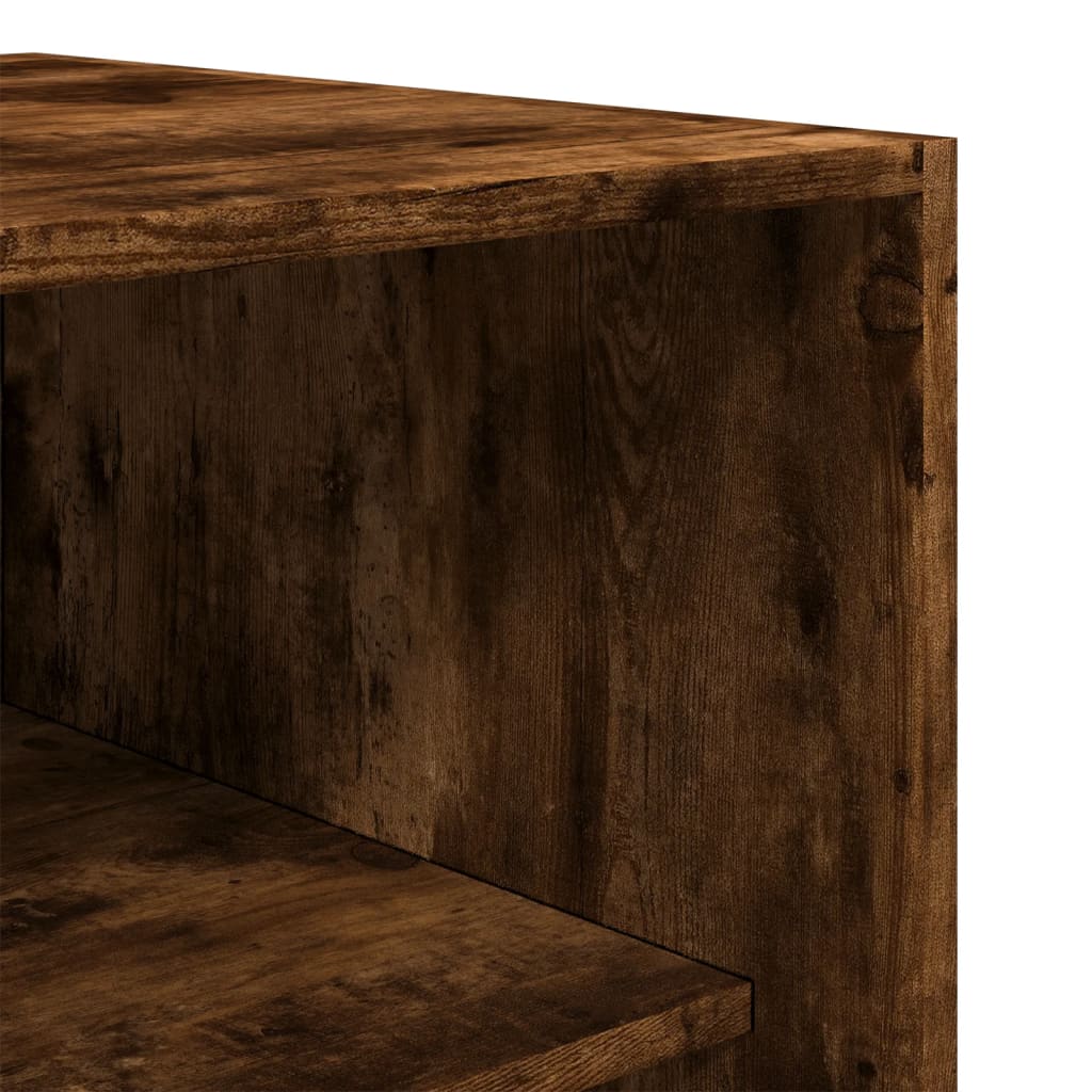 Wardrobe Smoked Oak 50 x 50 x 200 cm Engineered Wood