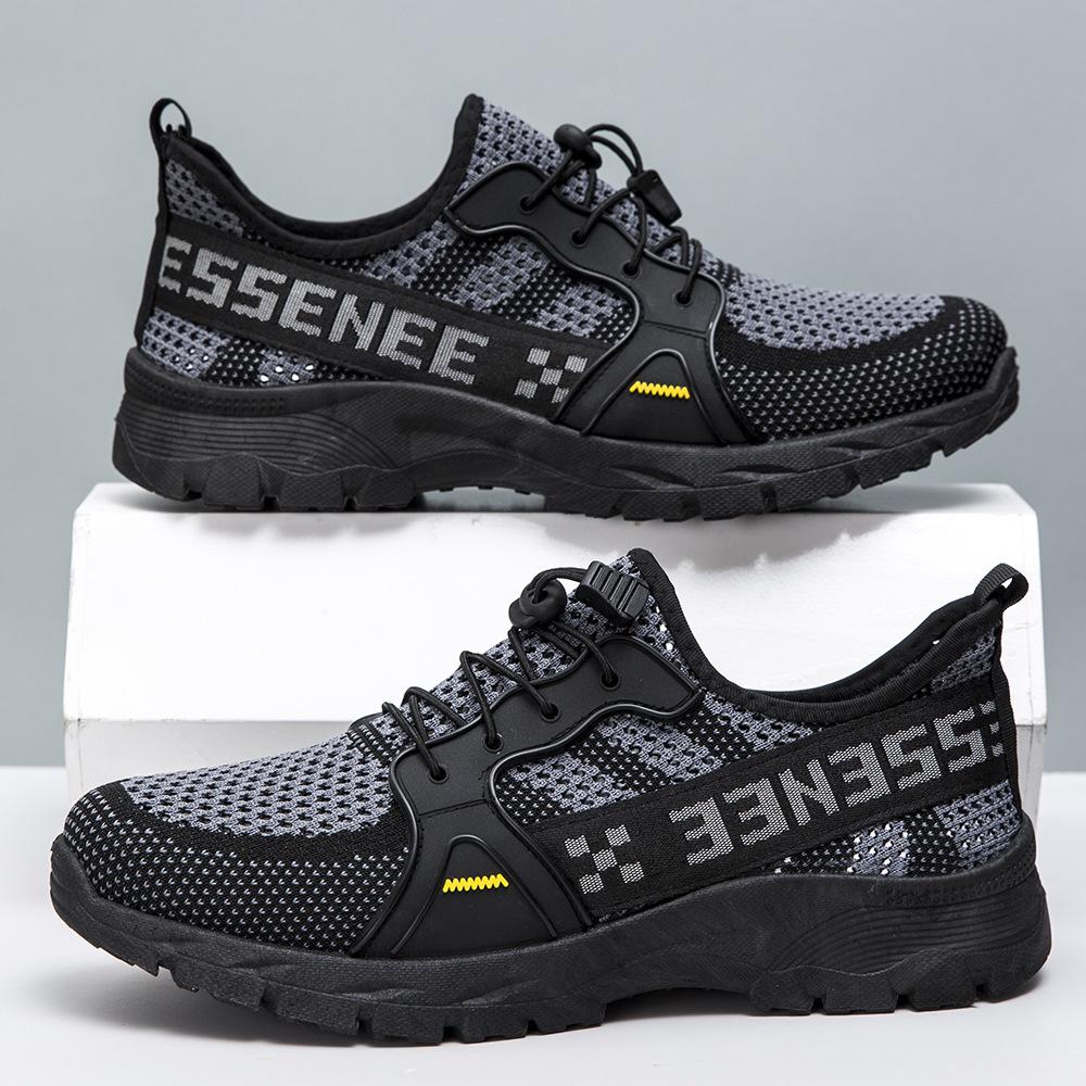 

Men s shoes spring new outdoor hiking shoes European and American sports shoes comfortable breathable versatile shoes men 44 серый
