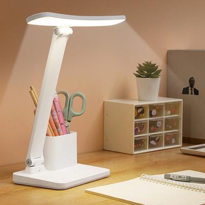 LED Desk Lamp 3 Levels Dimmable Touch Night Light USB Rechargeable Eye Protection Foldable Table Lamp For Bedroom Bedside Desk