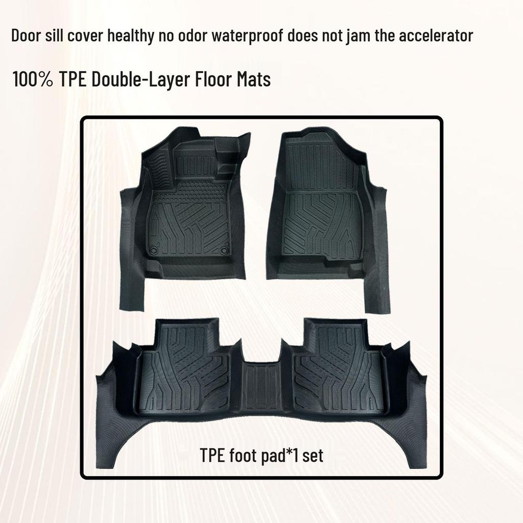 Eco-Friendly TPE Floor Mats & Door Sills for Skoda Superb, Octavia, Kodiaq, Karoq & XinDong