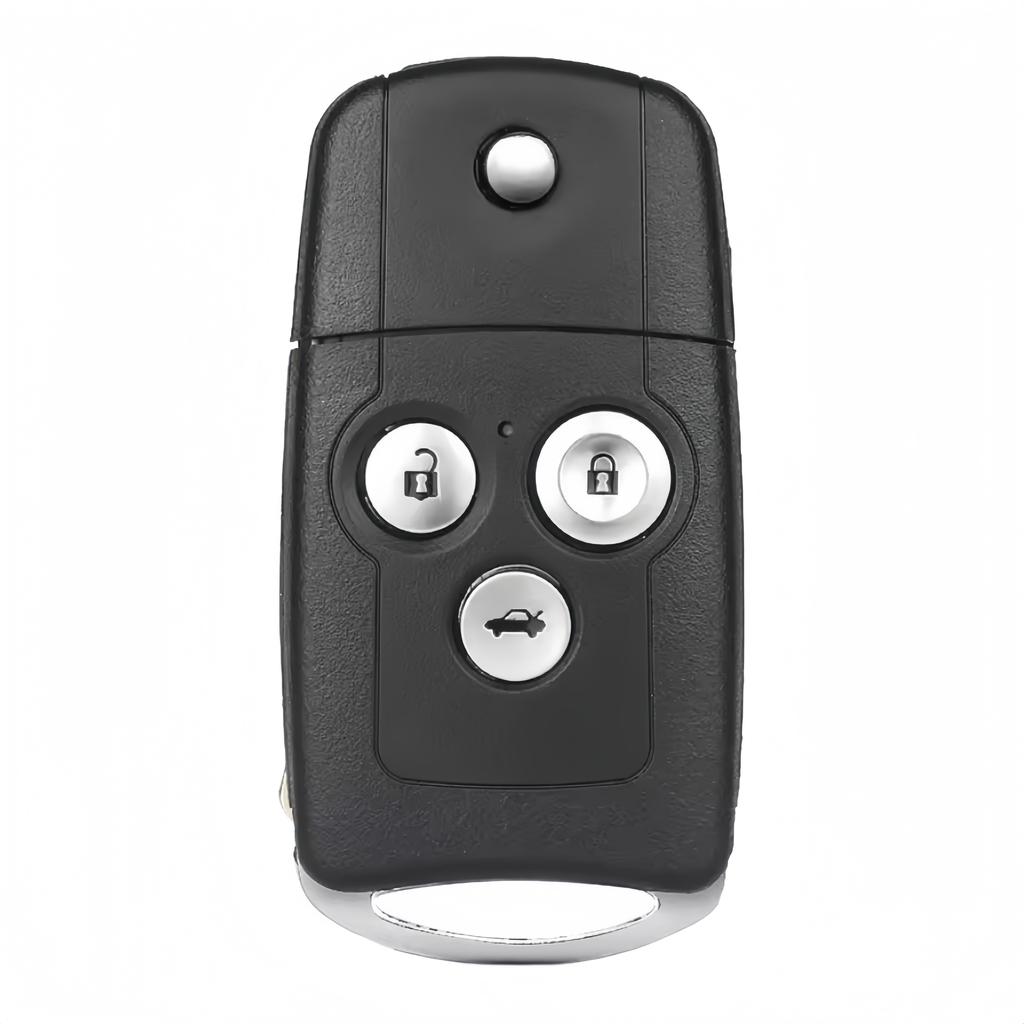 Xjmynb For Honda Acura Civic Dio Accord Jazz Odyssey Crv Hrv 2/3/4 Buttons Replacement Flip Remote Car Key Shell Case Housing