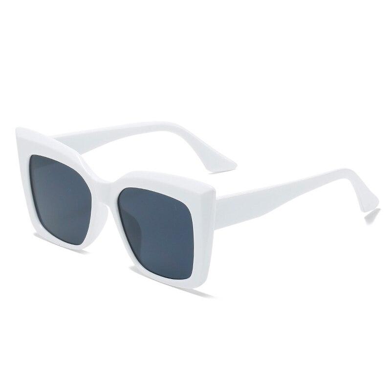 Fashion Oversized Cat Eye Sunglasses Women Fashion Colorful Leopard Eyewear Shades UV400 Men Square Gradient Sun Glasses