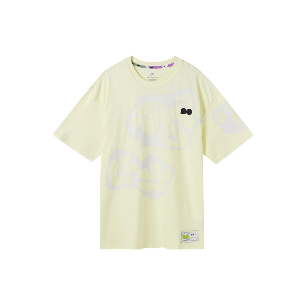 Nike x Naomi Osaka Floral Print Loose Short Sleeve T-Shirt Men Tops Coconut-Milk DX2043-113