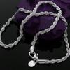 Women's Men's Twist Chain Necklace Charm Fashion Jewelry