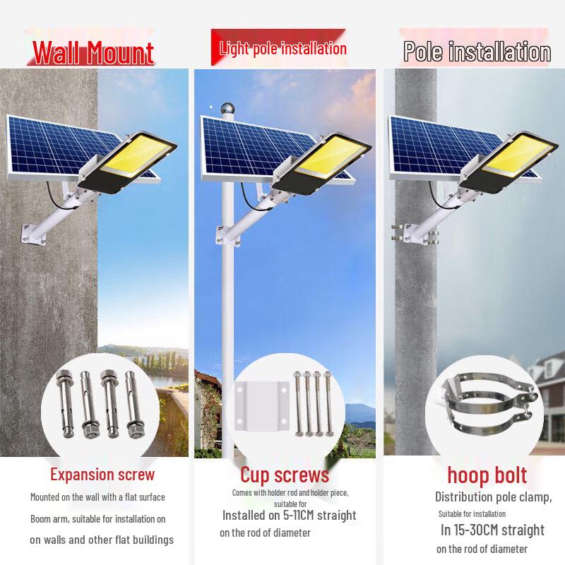 High-Power Solar LED Wall Light