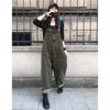Literary and Art Large Size Thickened Warm Corduroy Casual Pants Women's Winter New Style Loose Covering Meat and Thin Overalls