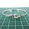 [Pre-owned] TIFFANY 925/750 Hook & Eye Bangle/j45-2