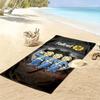 Cartoon Fallout 2D Flat Print Beach Towel, Large Soft Quick Dry Towel for Beach Camping SwimmingXSTJ0915064