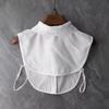 Perfect Match Handmade White Fake Collar For Women Lapel Shirt Detachable Collar Sweater Suits Removable Half Shirt False Collar Neck Ties