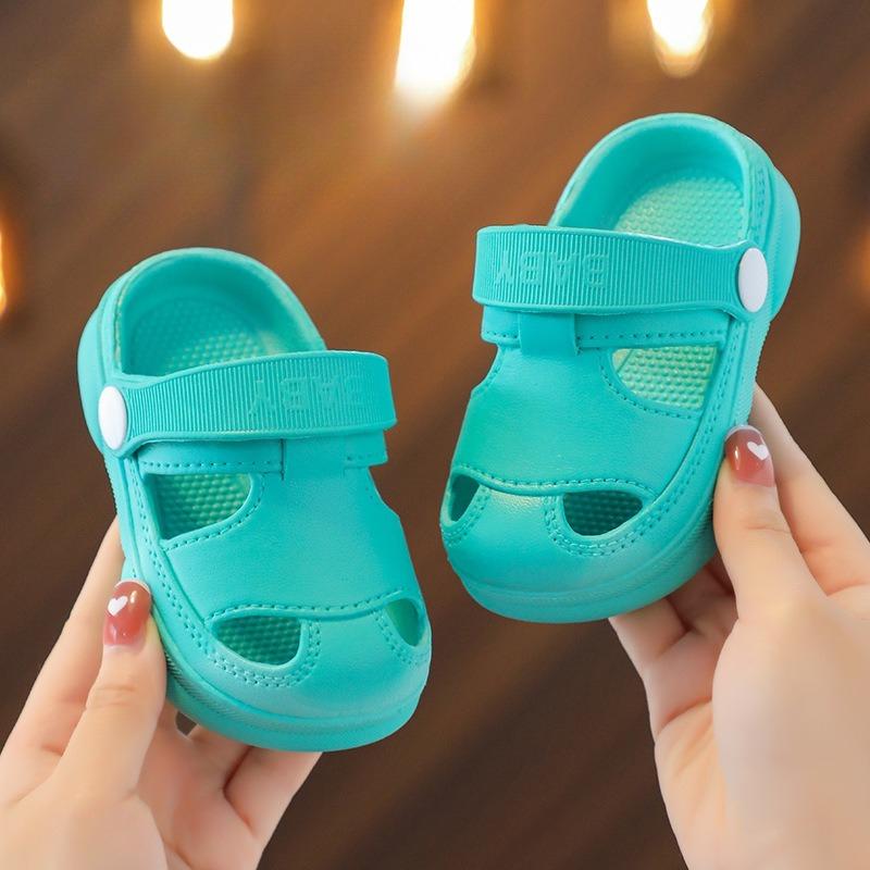 Children's Shoes - Baby Cool Boys' and Girls' Anti-slip Head Cover Shoes and Slippers