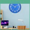Clock Wall Highprecision 12inch Battery Operated Easytoread Silent Nonticking Quartz Clock Wall Art Decoration