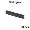 30Pcs Thick Building Bricks 1x8 Dots DIY Educational Construction Toys for Children