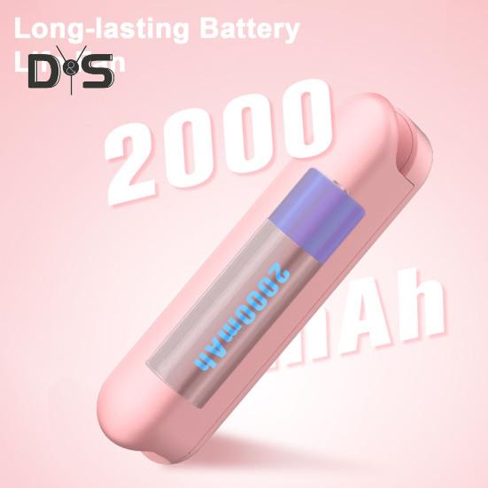 

Портативный ручной вентилятор с 3 настройками скорости, малошумный переносной USB-аккумулятор, телескопический персональный вентилятор, блок питания белый