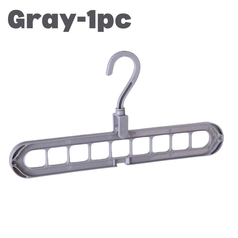 

9 Hole Clothes Hanger Space Saving Hanger Multi Function Folding Magic Hanger Drying Rack Scarf Clothes Storage for Closet
