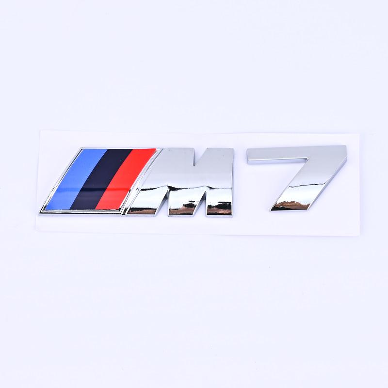 Black Rear Tail Logo Sticker for BMW M1-M6 Models