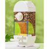 Clear Semi Closed Automatic Bird Feeder Splash Proof Designs Parrot Feeder Food Seed Container for Small to Medium Birds