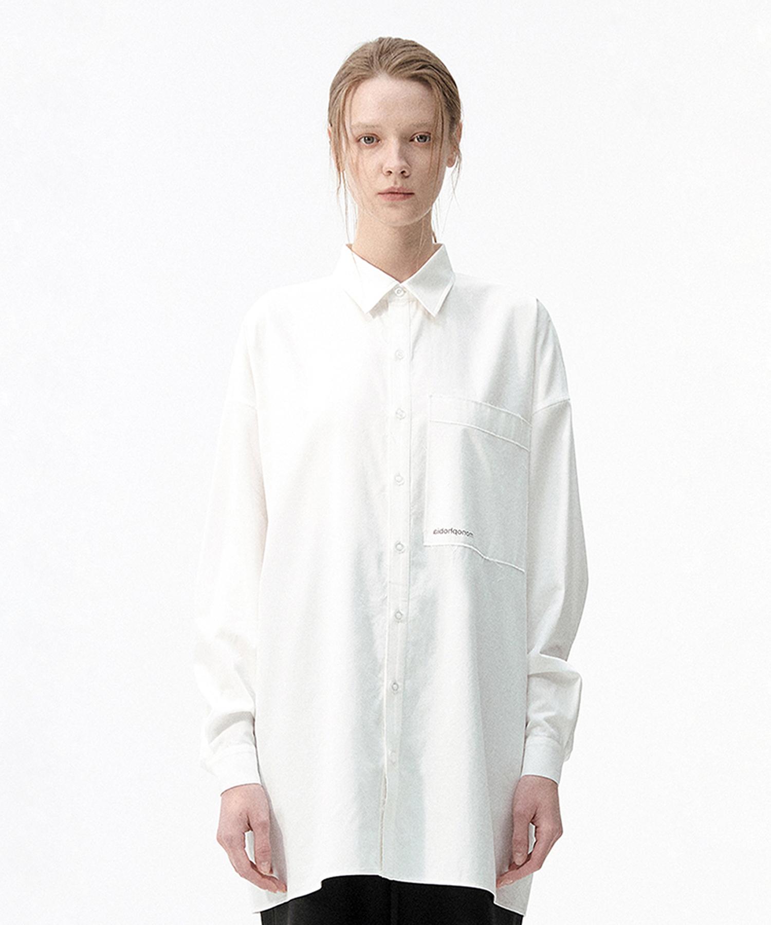 Monophobia Monophobia Reflect Oversized Pocket Shirt White/Free