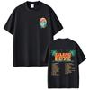 Summer Unisex Vintage Top Fashion Tee Rapper Myke Towers Island Boyz Album Graphic T-shirt Men Women Fashion Hip Hop Oversized T Shirts