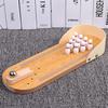 Desktop Mini Bowling Game Set, High-End Small Safe Wooden Innovative Desktop Game, Wooden Parent-Child Fun Toy Best Gift for Kid