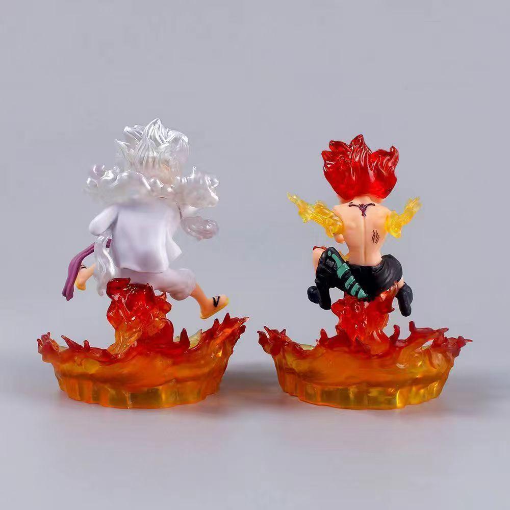 One Piece Anime Figure Sun God Nika Luffy Q Edition Action Figurine PVC Statue Model Collection Decoration Toys Kids Gift