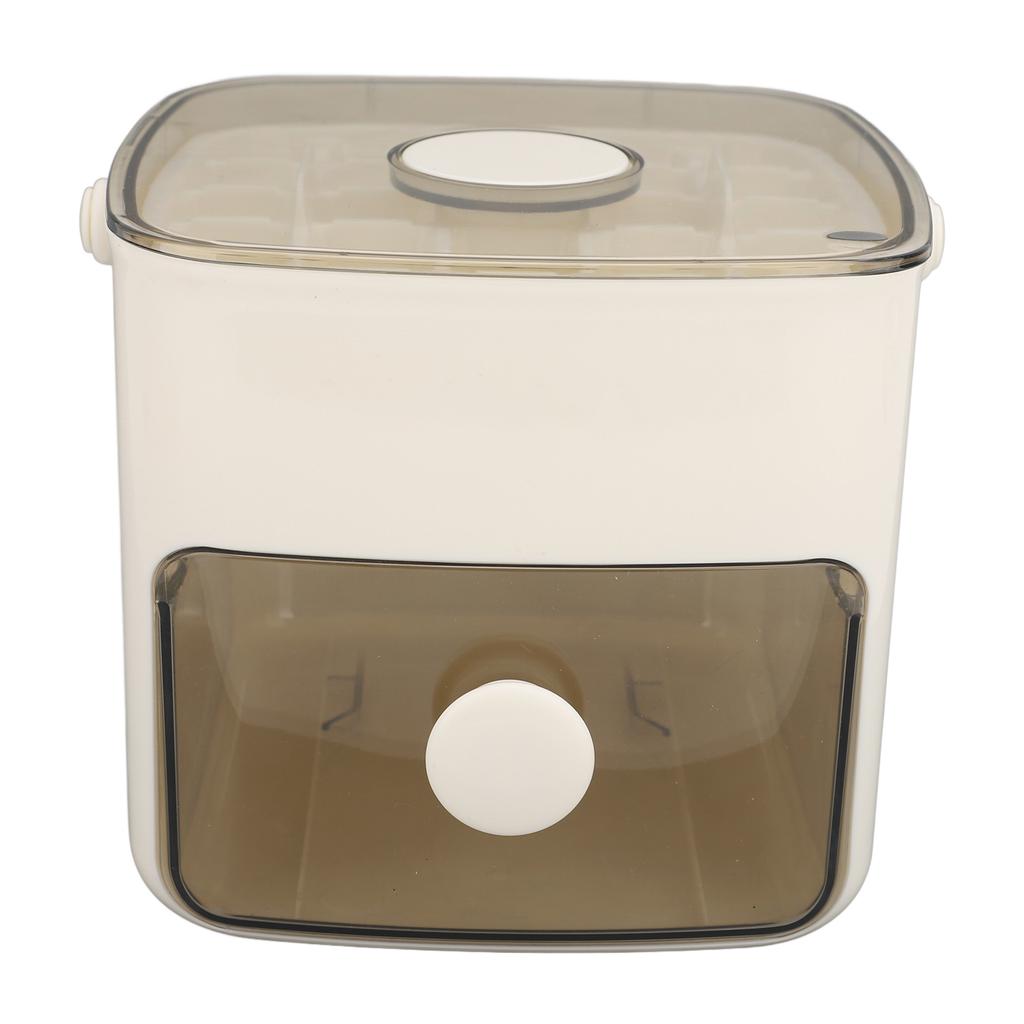 Ice Cube Tray ABS PP 48 Grids 2 Tray Easy Release Ice Cube Box with Lid Storage Bin for Freezer