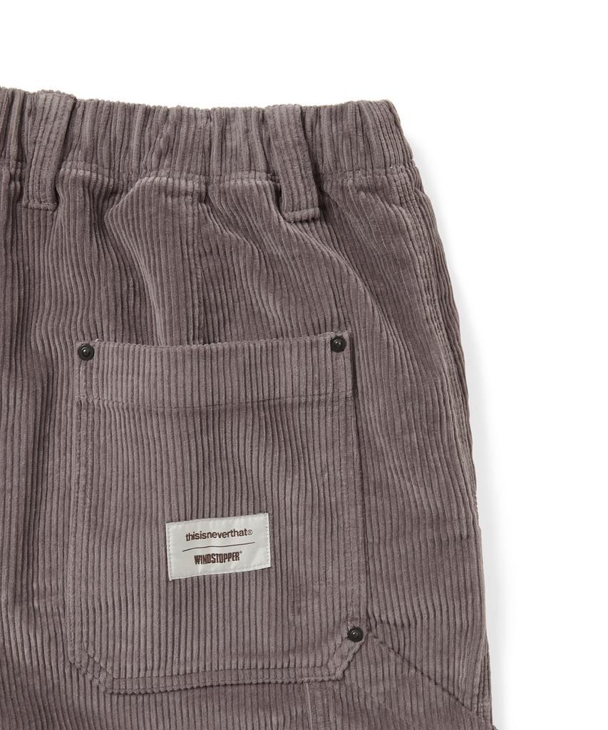 Pantaloni da uomo THISISNEVERTHAT in Gore-Tex Windstopper, colore Prugna
