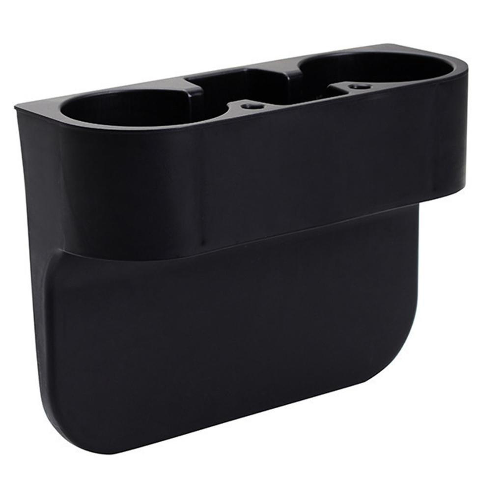Car Console Cup Holder Multifunctional Sturdy Stable Reliable Stylish Car Seat Phone Crevice Organizer for Cars Black