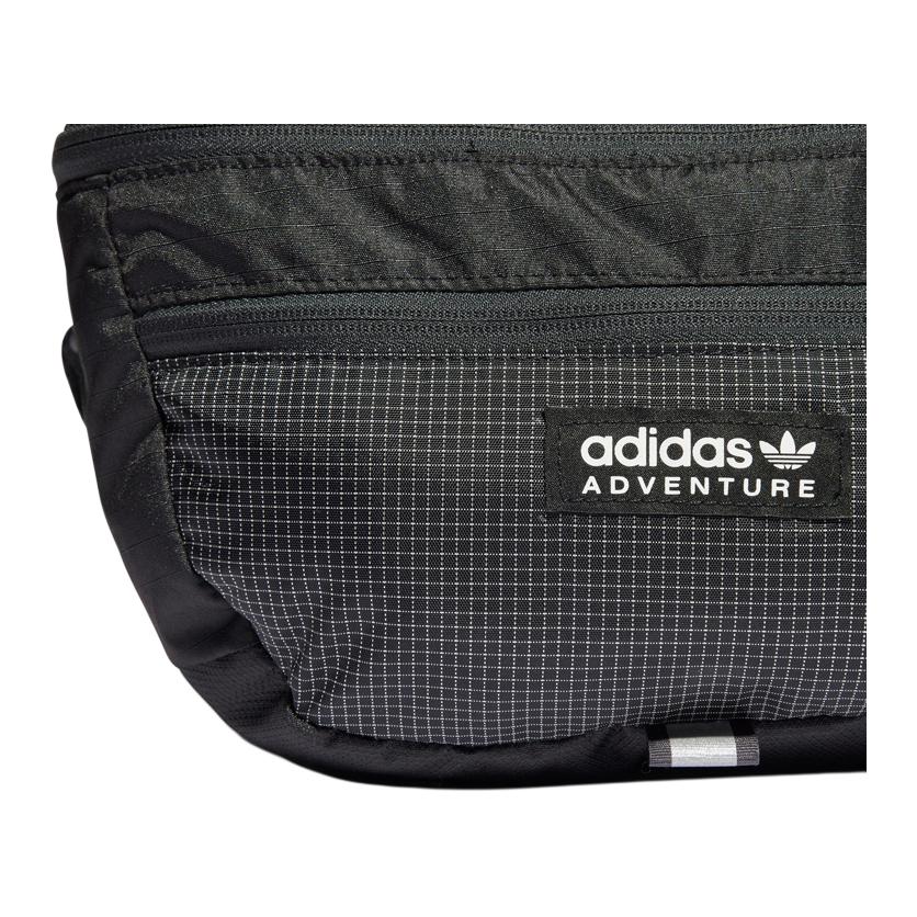 New Adidas Large Adventure Waist Bag Black HL6778