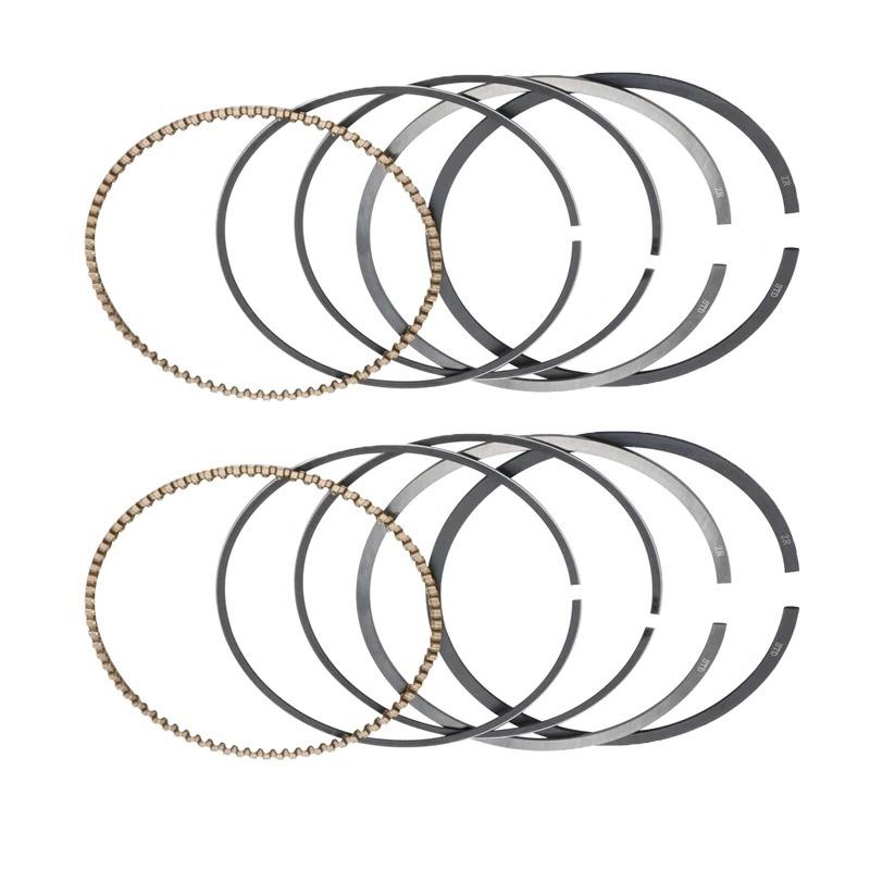 For Kawasaki VN400 Vulcan Classic 96-03 VN400 Vulcan Drifter 99-02 Vulcan 400 95-97 62MM STD +25 +50 Bore Piston Ring Two Set