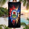 Blackburn Rovers Football Beach Towel Soft Microfiber Summer Towel Quick Dry Absorbent Towel for Beach Swimming Pool Travel