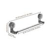 Retractable Suction Cup Towel Bar Bathroom Sturdy Wall Mounted Towel Bar Holders for Shower Bathroom Towl Storage Supplies