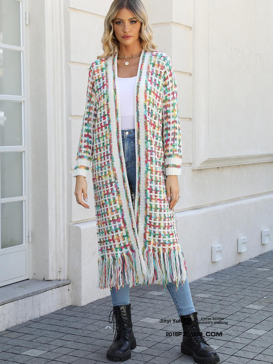 

New Spring Arrivals Oversized Ruffled Long Cardigan Sweater Women s Fashion XXXL зелений