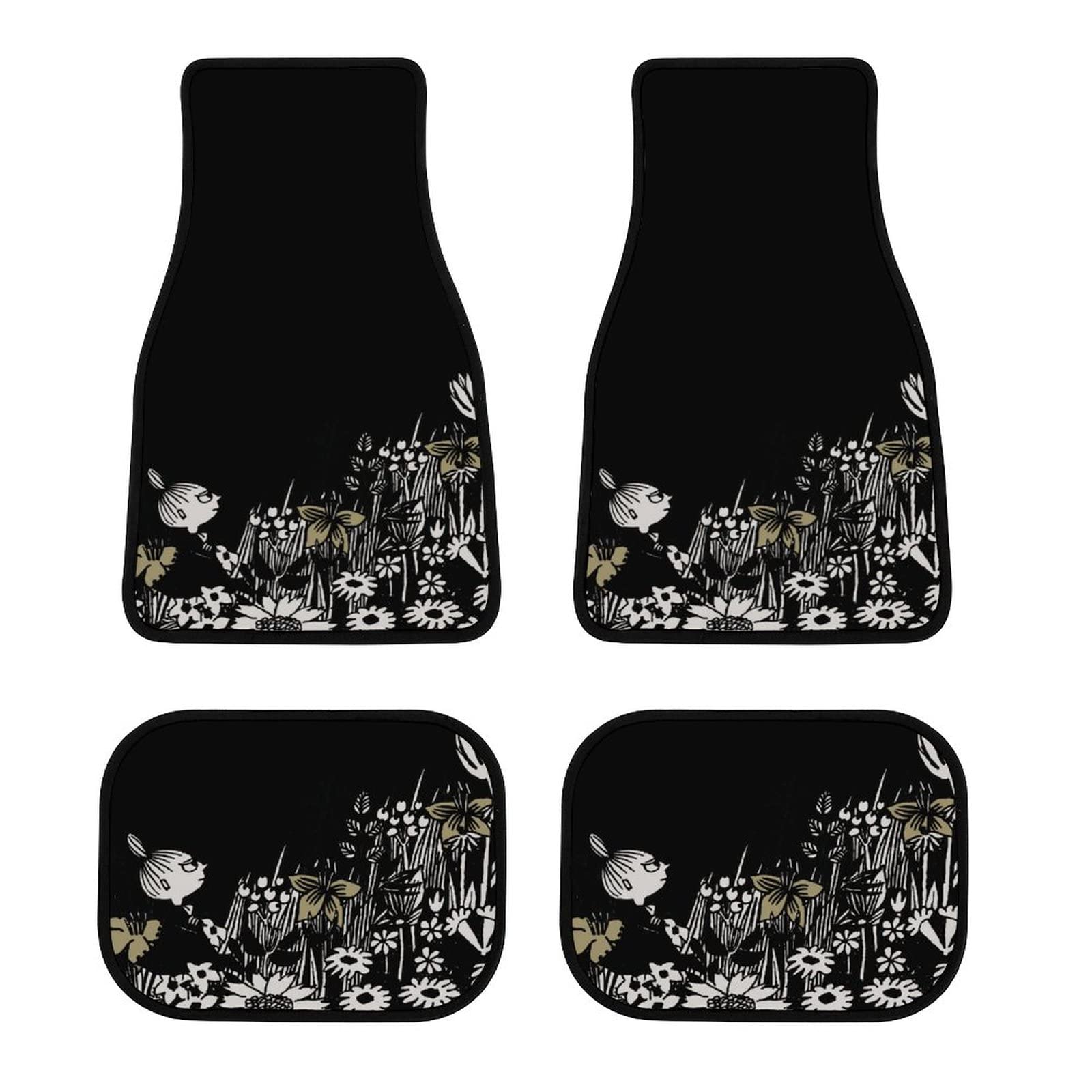 

Moomin Little My Car Mat, Set of 4 for 1, Car Floor Mat, Auto One size