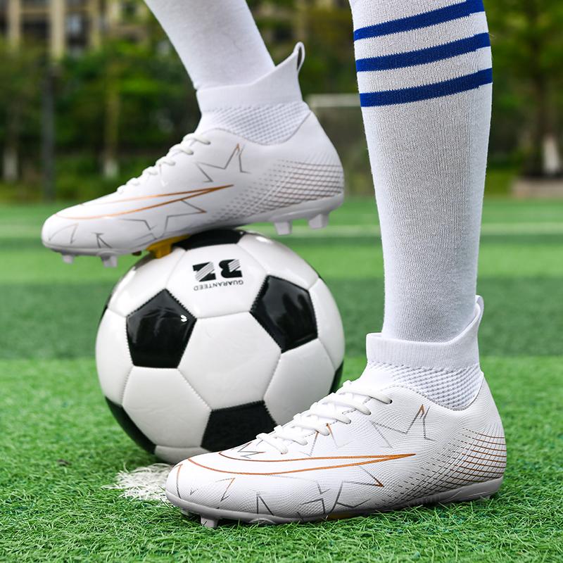 FG/TF Men Football Field Boots Long Spike Original Fast Society Training Football Shoes Grass Indoor Cleats Sneaker Soccer Shoes