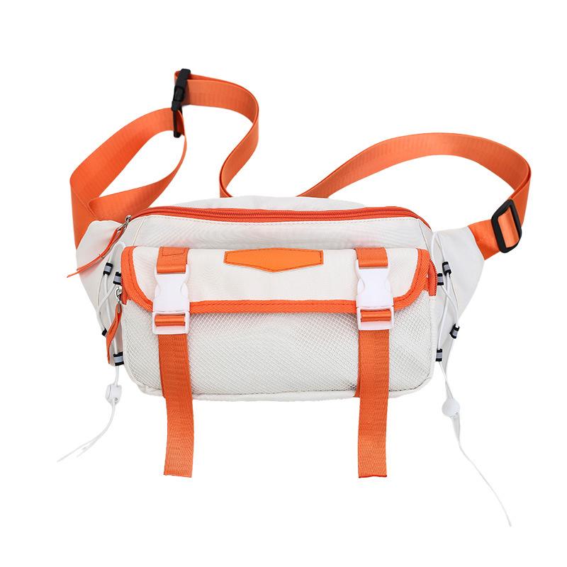 New Cross Body Bag Trend Men's Chest Bag Tide Brand Small Bag Multifunctional Large Capacity Pocket Sports Cycling Backpack